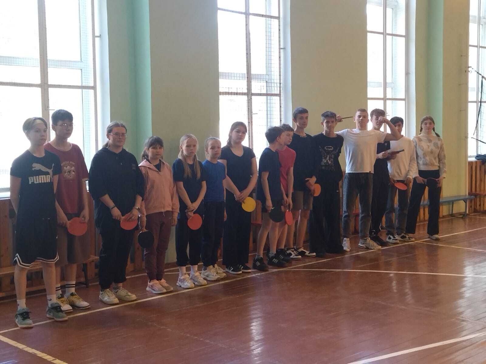 Прошло Первенство по настольному теннису.